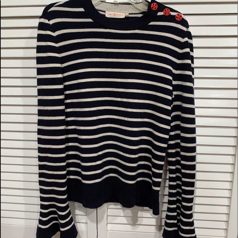 Tory Burch striped sweater size M